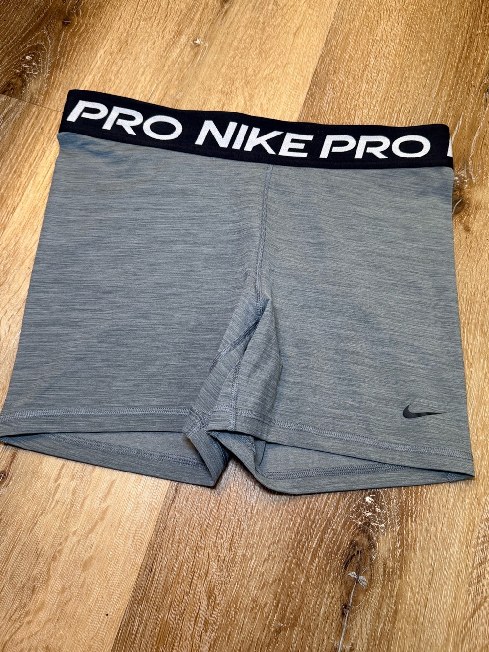 Nike Pro Women’s Large Gray Dri-fit Shorts